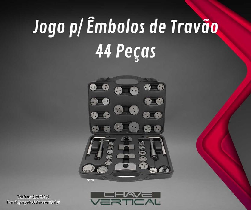 Jogo p/ Êmbolos de Travão 44 peças KROFTOOLS    JR19