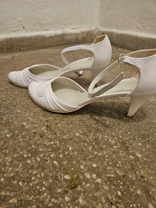 Torebka i buty biale