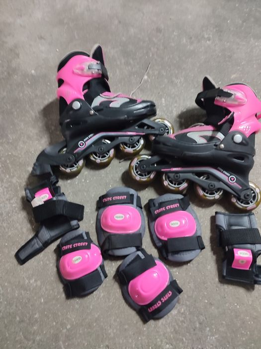 Patins em linha para criança.