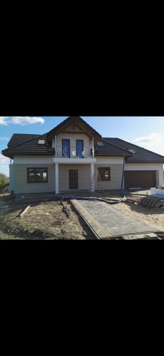 Elewacje docieplenia tynki baranek bonie stara cegła pracujemy zimą