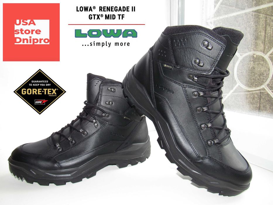 Мембранные трекинговые ботинки Lowa Renegade 2 GTХ Mid TF р. 46 (30см)