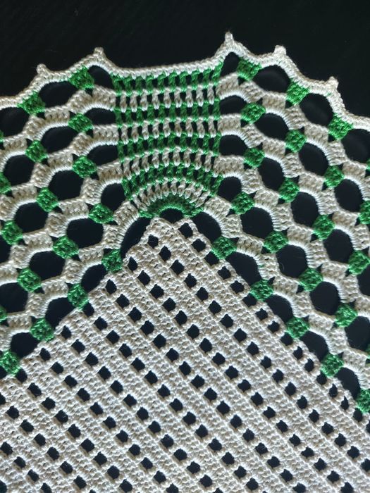 Conjunto de naprons em crochê