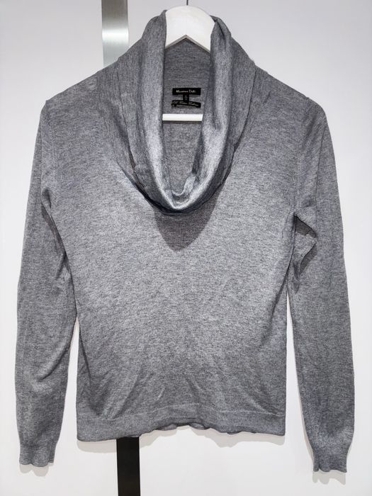 Luksusowy sweter Massimo Dutti | Kaszmir & jedwabiu| Rozmiar M