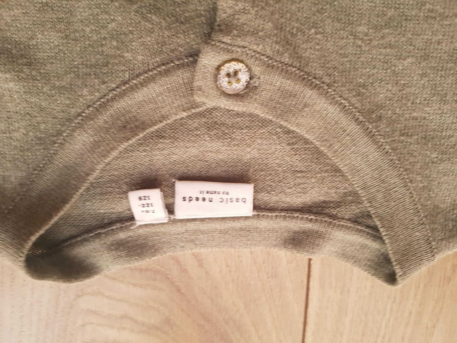 Sweterek oliwkowy name it 7-8 lat, roz. 122-128