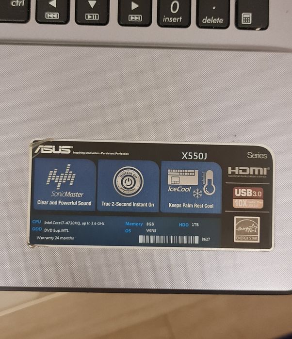 Laptop Asus X550J Używany