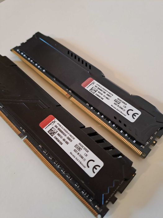 Memórias 16GB DDR4 HyperX Fury a 2400 Mt Desktop PC