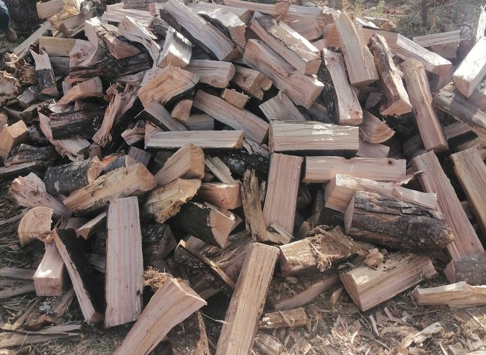 Lenha seca para lareiras