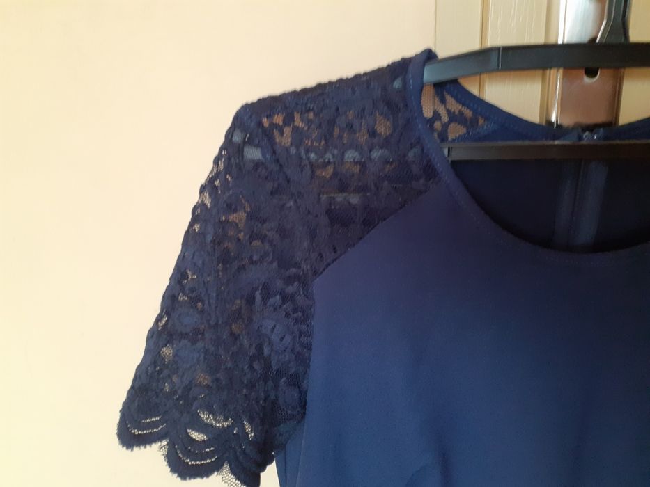 Sukienka granatowa S 36 Polska