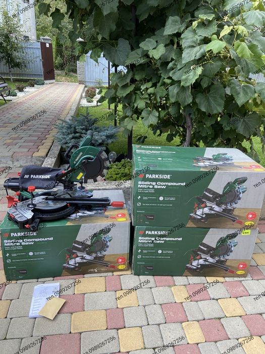 Торцювальна пила, торцовка для дерева та пластику Parkside Німеччина