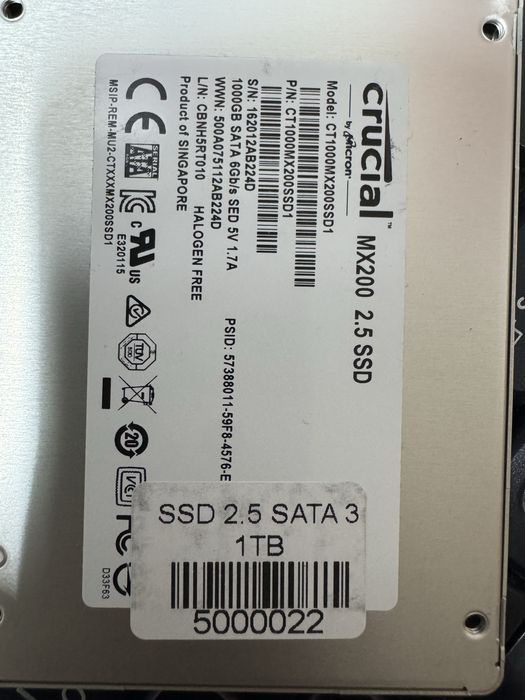 SSD диск Samsung 860 EVO 1TB 2.5" SATA III