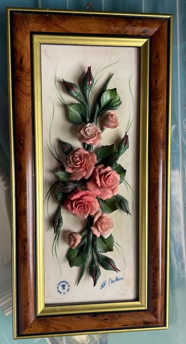 Quadro Porcelana italiana Capodimonte