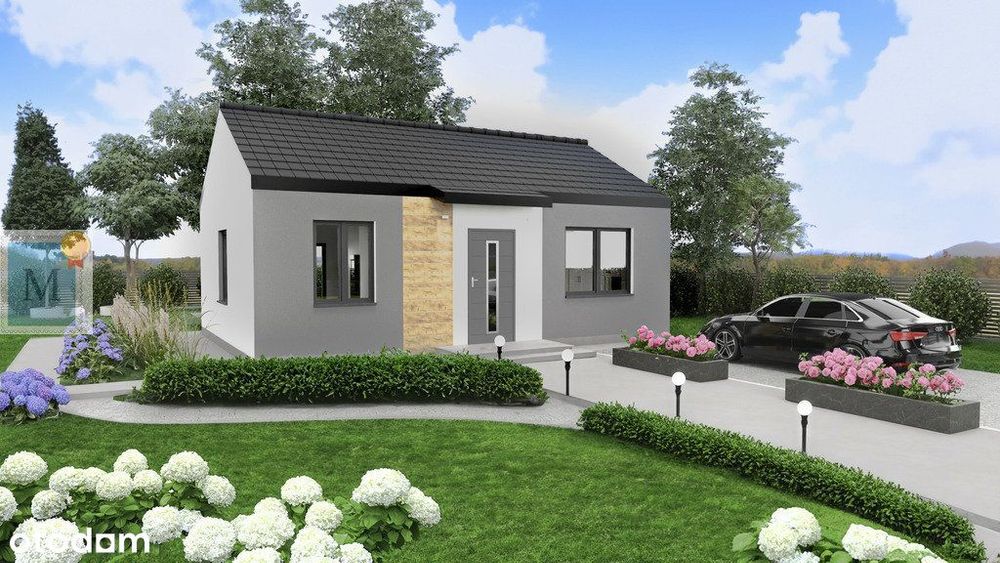 Dom parterowy szkieletowy58m2,3pokoje,Żary,okolica