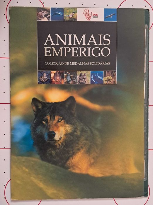 Coleção completa Animais em Perigo + Medalhas