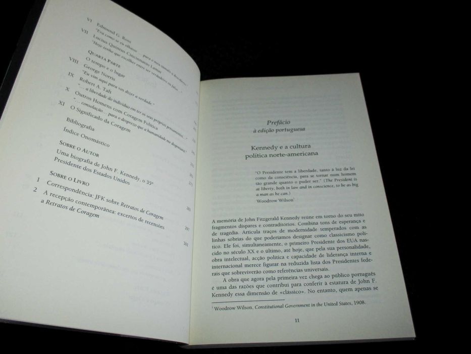 Livro Retratos de Coragem John F. Kennedy Edição Especial 50 Aniv.