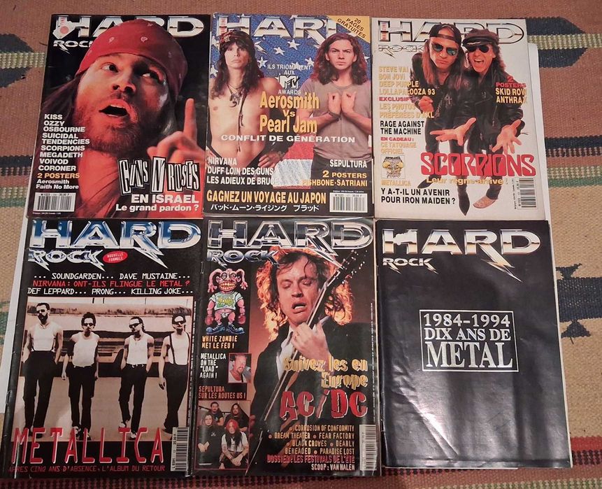 Revistas Hard Rock/Metal Hammer anos 90/00