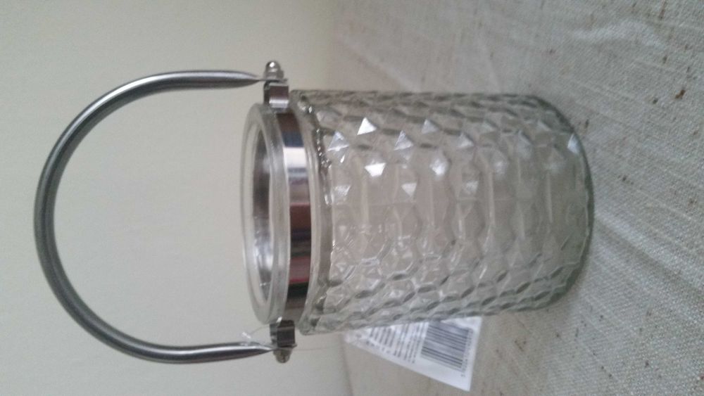 Szklany lampion na tealight