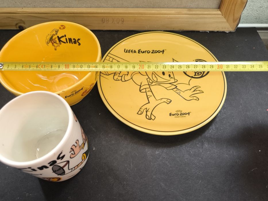 Assiette / Plat UEFA EURO 2004 - MASCOTTE KINAS Championnat d'Europe - Vista Ale