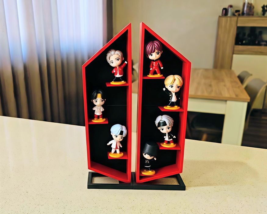 Expositor Display BTS Tiny Tan McDonalds Army Funko