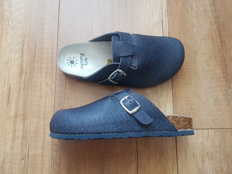 Sunny Kids klapki dziecięce 30 jeans na korku Nowe