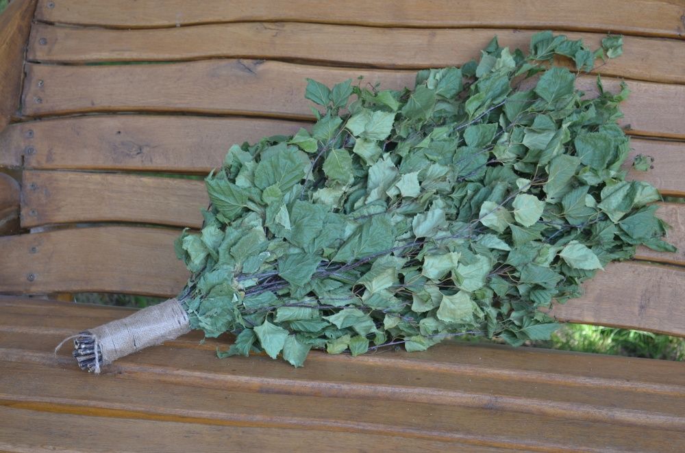 Віники для лазні та сауни березовий дубовий евкаліпт ялівцевий