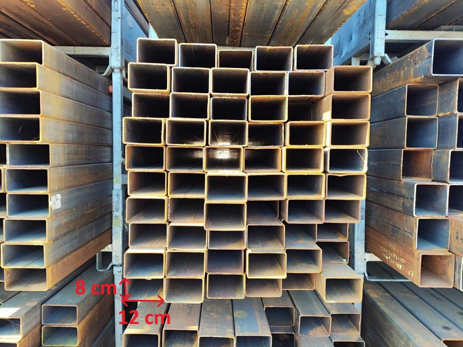 Profile stalowe zamknięte 140/80 120/120 120/80