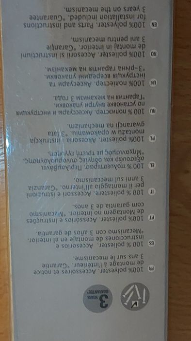 Estore de rolo opaco-NOVO.