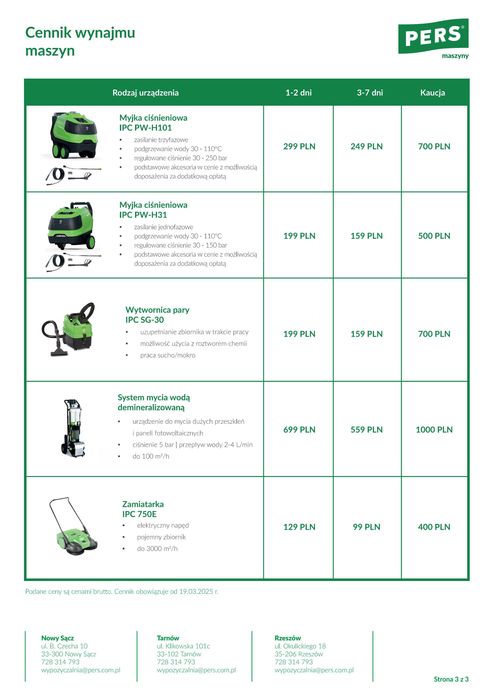 Wynajem Zmywarka do podłóg CT45 zasilana sieciowo wypożyczalnia
