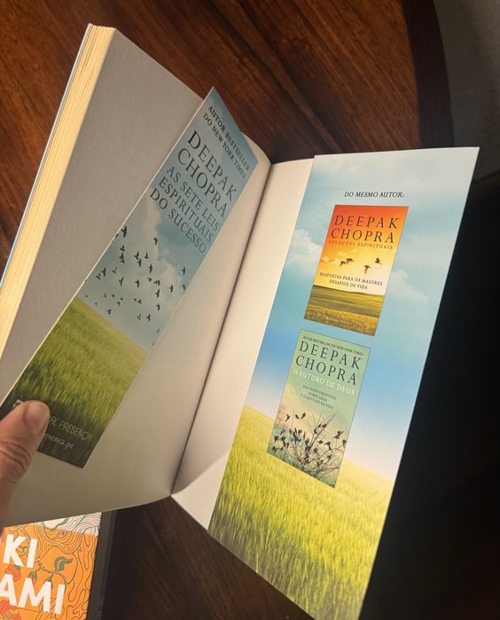 3 Livros Novos Deepak Chopra