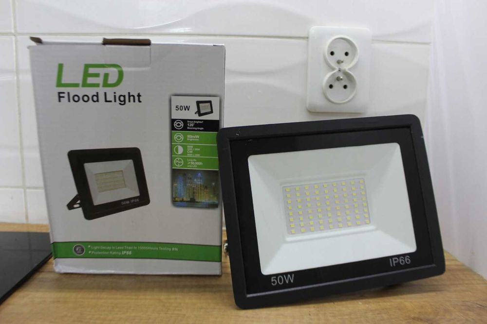 Halogen led lampa ip66 2 sztuki o mocy 50W naświetlacz 4500lm s