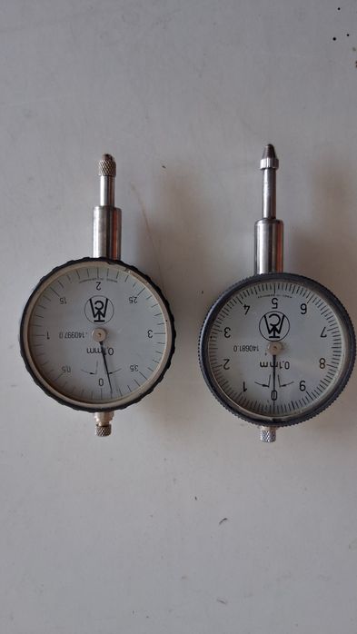Comparadores de 0,01 mm a 0-5mm