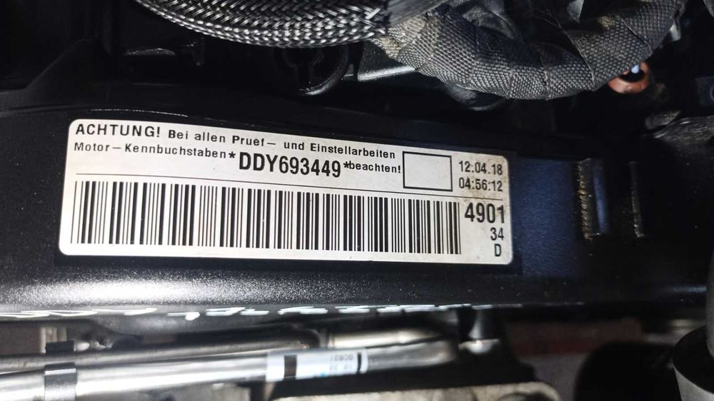 Motor completo Audi A3, VW Golf, Seat Leon e Ateca 1.6TDI 115cv DDY
