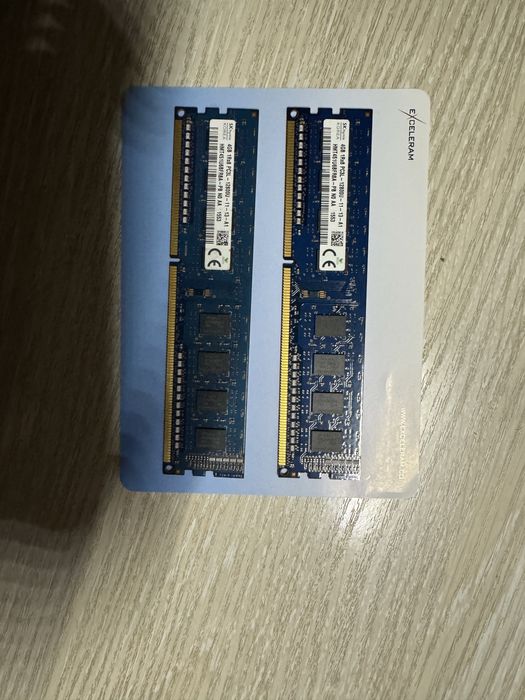 Оперативна памʼять ddr3   8 gb (2x4)