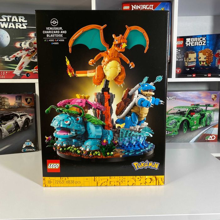 LEGO набір Pokémon Венузавр Чарізард Бластойз 72153 Лего Оригінал