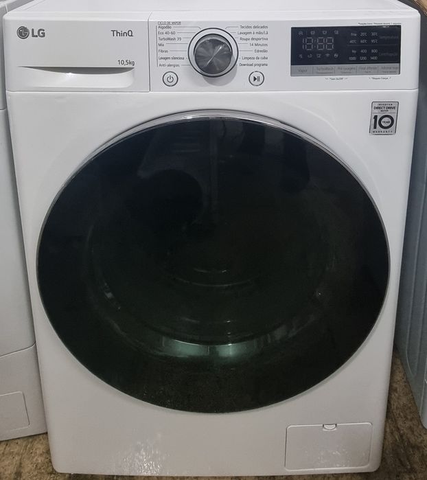 Máquina de lavar LG   10kg toda boa , super Máquina