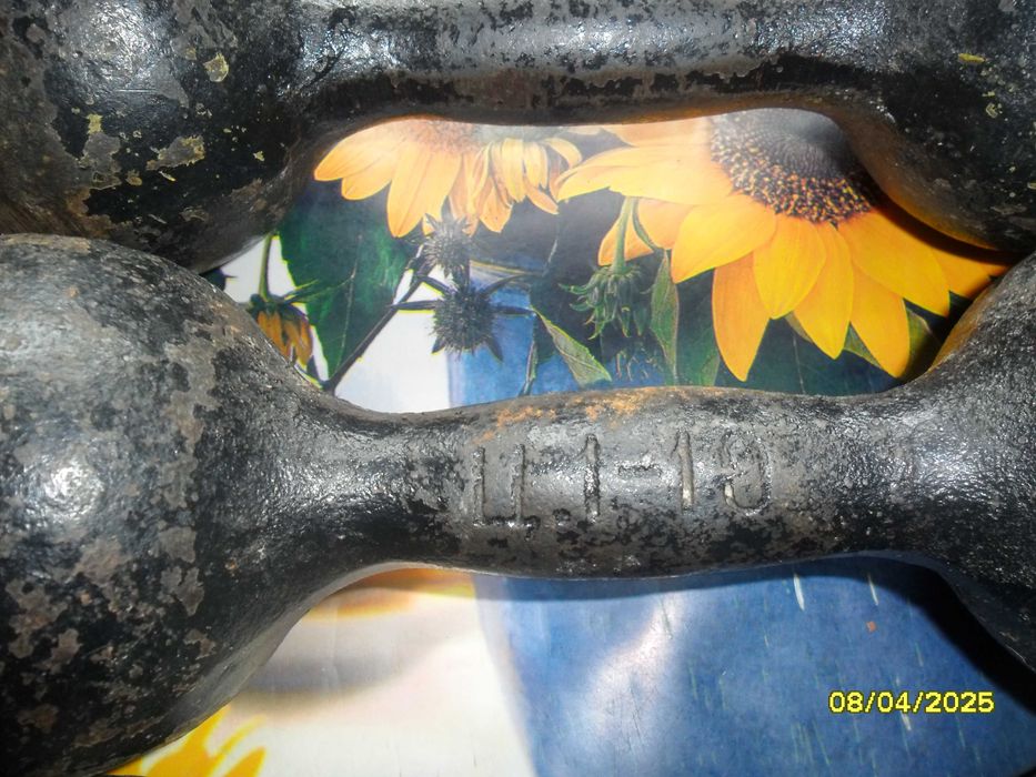 Гантели чугунные союзовские 6кг  3кг и 2кг