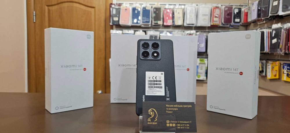 Xiaomi 14T 12/256Gb, Titan Black EU !!!НОВІ ЗАБЛОКОВАНІ!!!