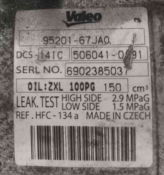 Compressor Ar Condicionado SUZUKI GRAND VITARA II (JT, TE, TD) ano 2006