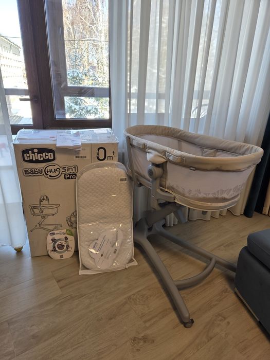 Дитяче ліжечко 5в1 Chicco Baby Hug Pro