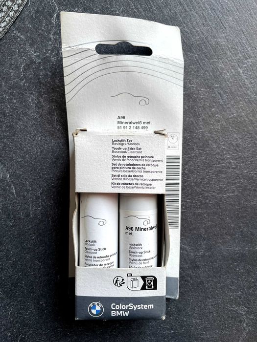 Фарба-олівець BMW A96 Mineral White Metallic 51912148499