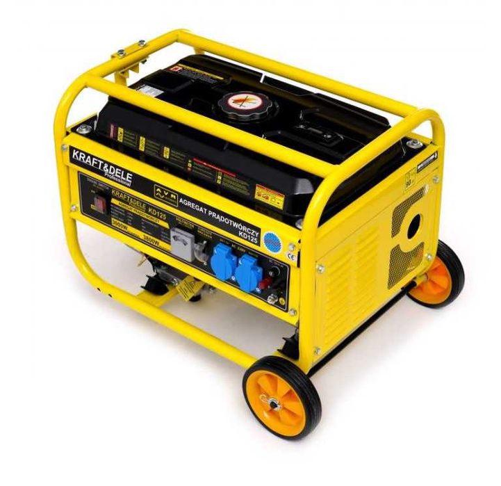 ГЕНЕРАТОР бензиновий 3,8 кВт Kraft&Dele KD125 бак 15 л (Польща)