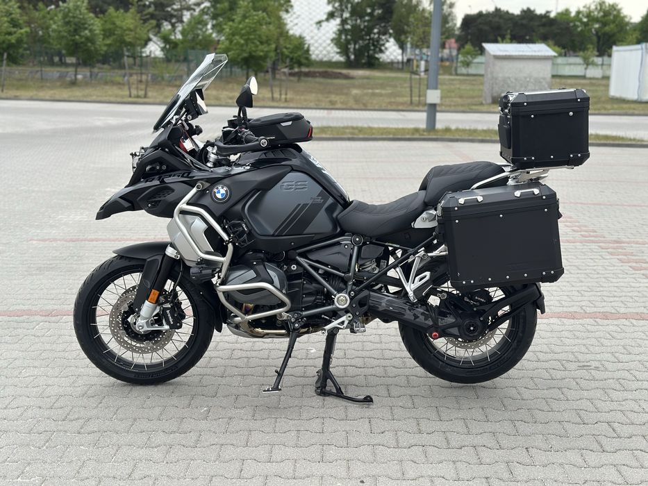 BMW GS1250 Adventure r.2022, triple black, fabrycznie obniżany