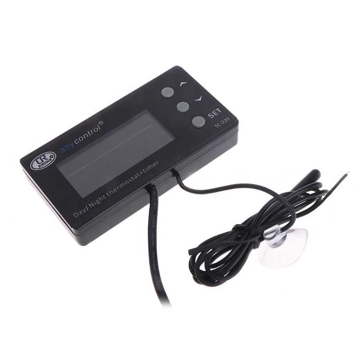 Sterownik temperatury +timer TC-220 termostat TERMOREGULATOR inkubator