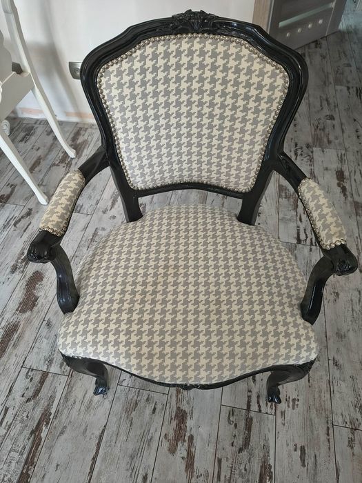 Krzesło fotel w stylu vintage