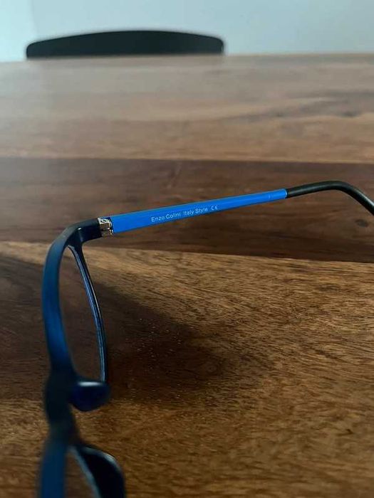 Enzo colini okulary oprawki okularów chłopięce niebieskie
