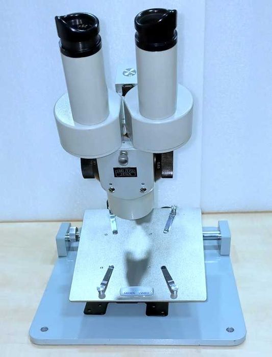 Carl Zeiss Jena mikroskop stereoskopowy, techniczny, x,y