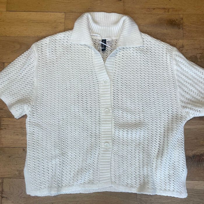 H&m Damski Modny Rozpinany Sweter Sweterek Rozm. S