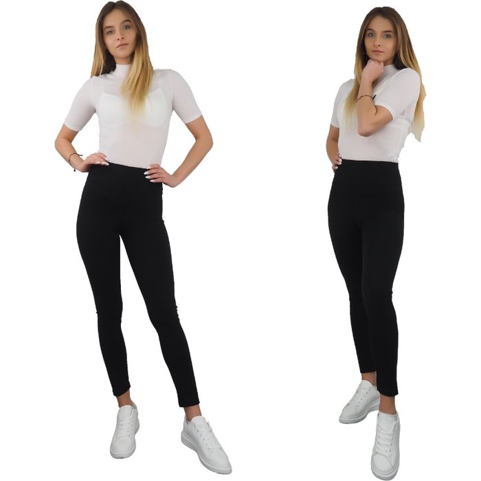 Spodnie dresowe damskie 1 szt. czarny l/xl