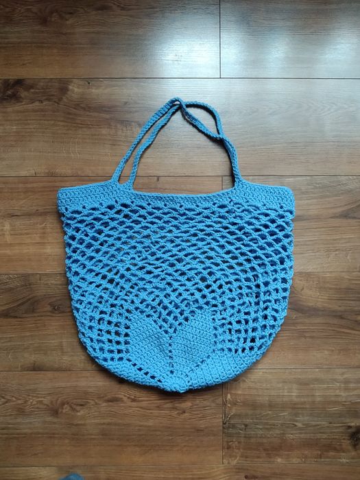 Ekologiczna torebka siatka paryżanka KWIAT różne kolory