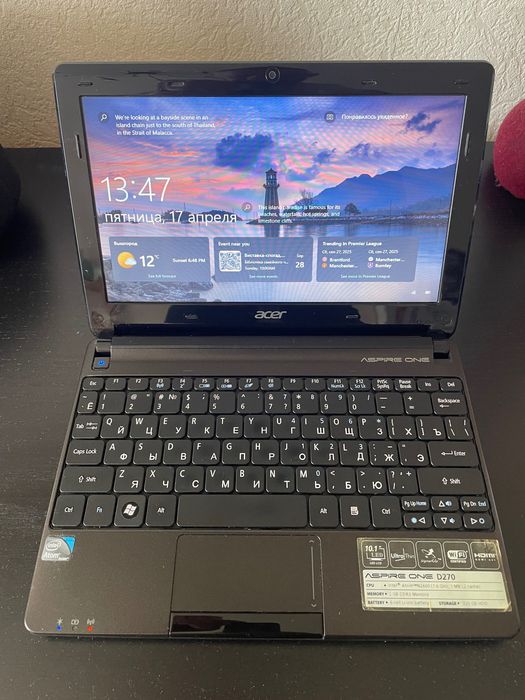 Міні 10ʼʼ ноутбук Acer ssd у чудовому стані