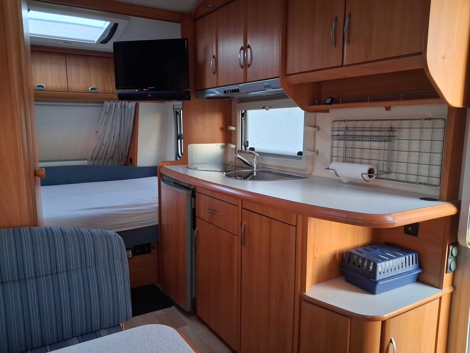 Przyczepa kempingowa hobby 440 2006r stan BDB prywatnie off-grid dmc 1200